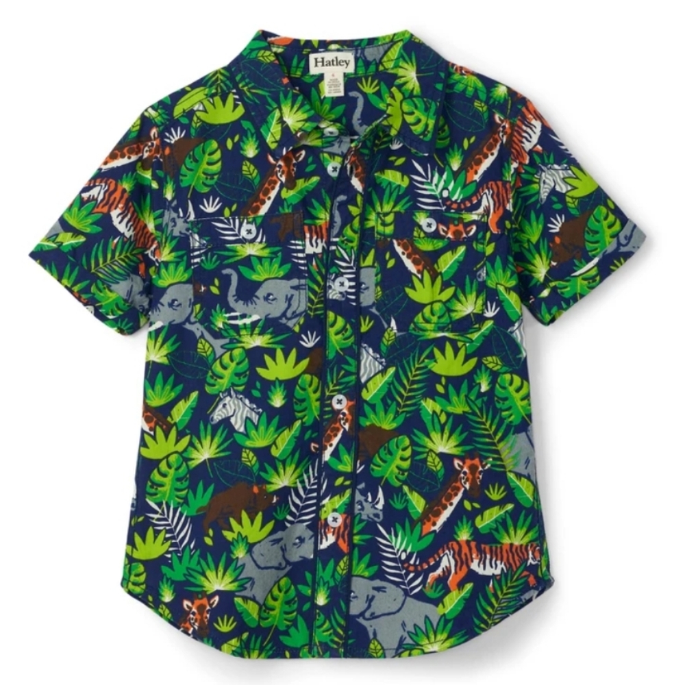 🆕️HATLEY JUNGLE SAFARI BUTTON DOWN